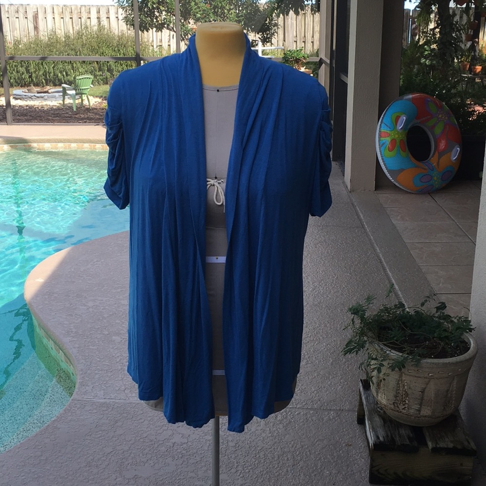 Rayon and spandex throw